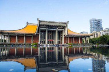 Taipei, Tayvan - 18 Ocak 2024: Taipei şehrindeki Sun Yat Sen Anıt Salonu