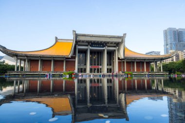 Taipei, Tayvan - 18 Ocak 2024: Taipei şehrindeki Sun Yat Sen Anıt Salonu