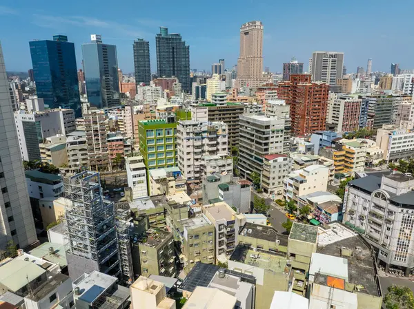 Гаосюн Тайвань Лютого 2024 Вид Зверху Місто Гаосюн — стокове фото