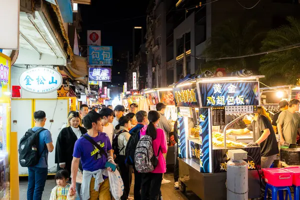 Taipei Taiwan December 2023 Taiwan Raohe Street Night Market — Stockfoto