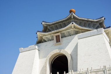 Taipei, Tayvan - 12 Mart 2024: Tayvan Taipei 'deki Chiang Kai shek Anıt Salonu