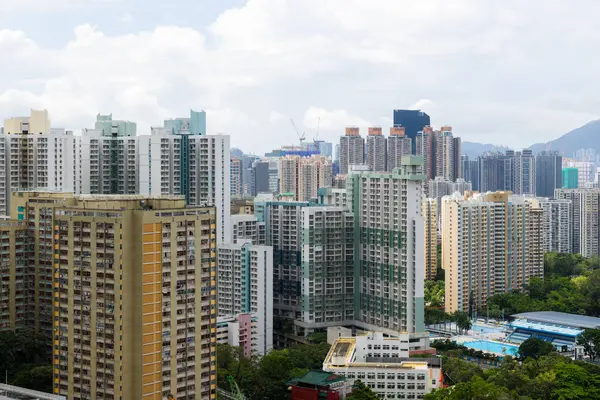 Гонконг Июня 2023 Года Гонконг Районе Вонг Тай Син Лицензионные Стоковые Изображения