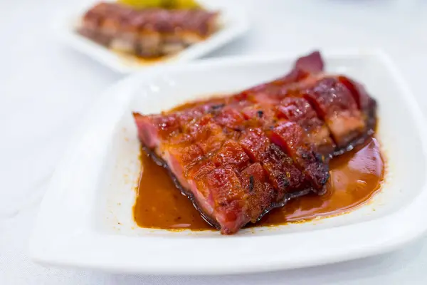 Char Siu Hong Kong Bbq Schweinefleisch — Stockfoto