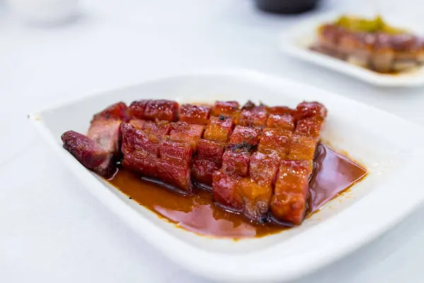 Char Siu Hong Kong Bbq Pork Meat — Stock Photo, Image