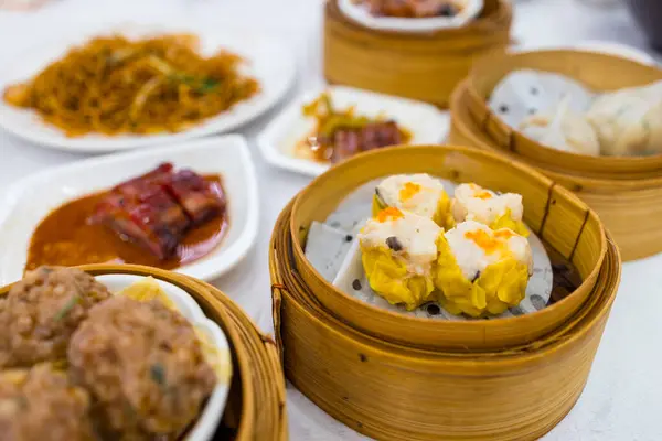 Chinese Dim Sum Int Restaurant Stock Kép