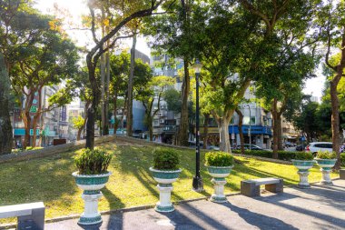 Taipei, Tayvan - 18 Ocak 2024: 44 Taipei şehrinin Xinyi ilçesine bağlı güney köyü