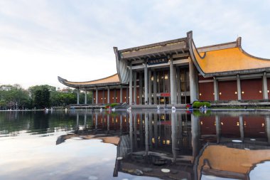 Taipei, Tayvan - 18 Ocak 2024: Taipei şehrindeki Sun Yat Sen Anıt Salonu