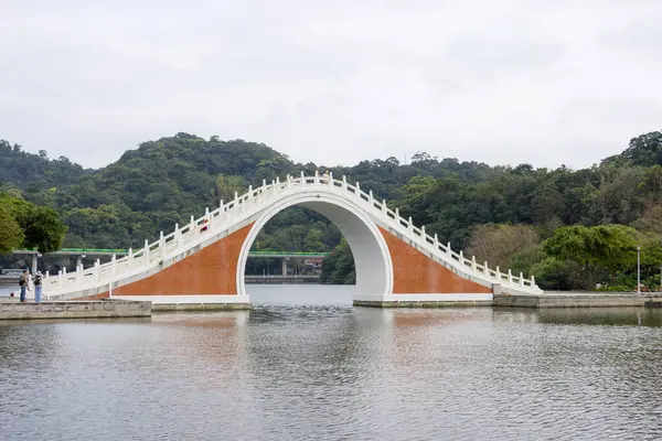 Tajpej Tajwan Marca 2024 Park Dahu Mieście Tajpej — Zdjęcie stockowe