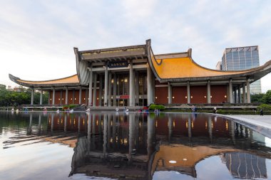 Taipei, Tayvan - 18 Ocak 2024: Taipei şehrindeki Sun Yat Sen Anıt Salonu