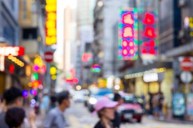 Şehir manzarası bulanık