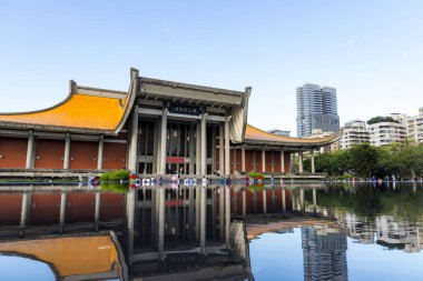 Taipei, Tayvan - 18 Ocak 2024: Taipei şehrindeki Sun Yat Sen Anıt Salonu
