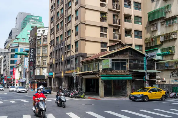 Tajpej Tajwan Marca 2024 Ulica Miasta Tajpej Obrazek Stockowy