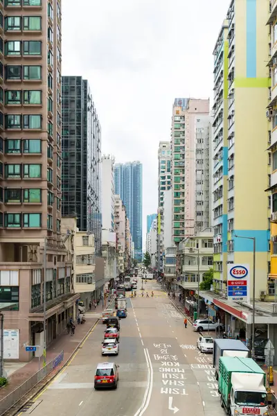 Hong Kong Junho 2023 Área Residencial Hung Hom Cidade Hong Imagens Royalty-Free