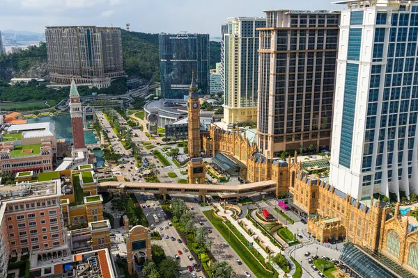Macau Juni 2023 Hotel Macau Stad Wijk Taipa Stockfoto