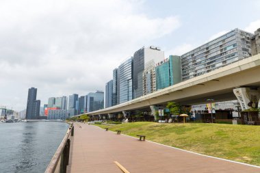 Hong Kong - 30 Mart 2024: Kwun Tong Gezinti Alanı