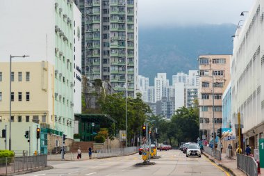 Hong Kong - 31 Mart 2024: Kowloon City, Hong Kong