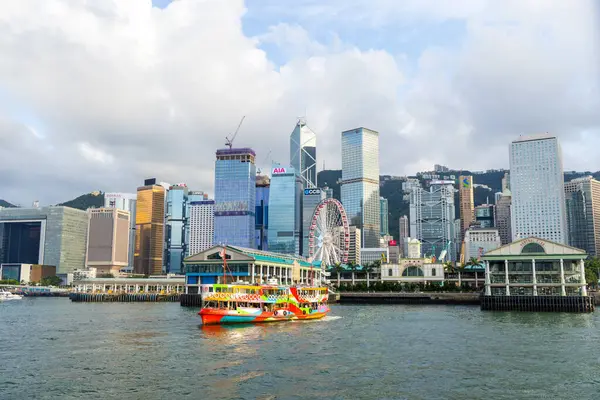 Hongkong Juni 2023 Stadt Hongkong Stockbild