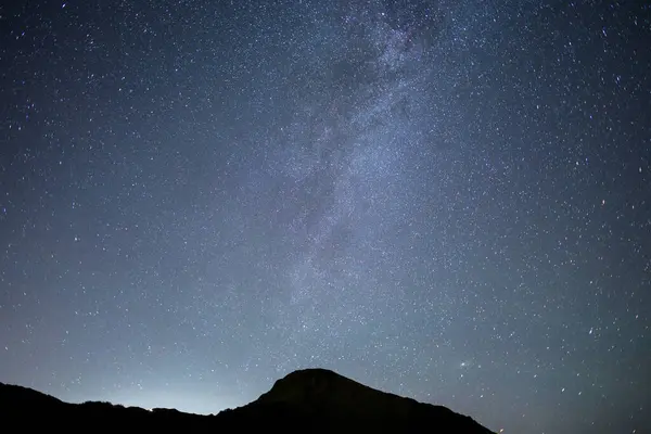 Tayvan Qingjing Çiftliğinde Güzel Yıldızlı Gece Gökyüzü Telifsiz Stok Imajlar