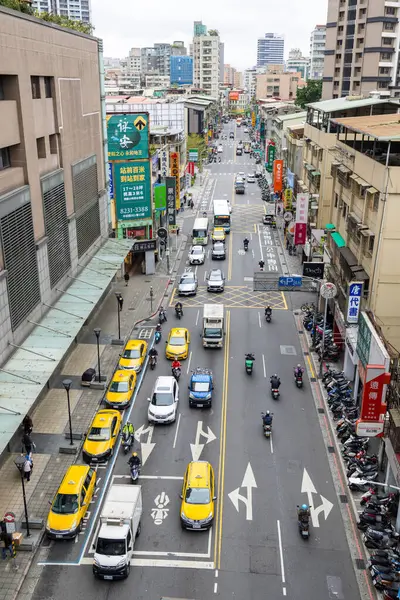 Taiwan February 2024 Taiwan City Street Zhonghe District Stock Picture