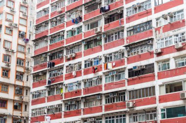 Hong Kong - 05 Nisan 2024: Hong Kong konut binası