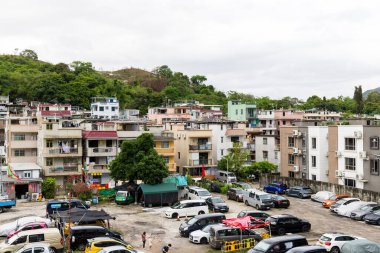 Hong Kong - 28 Nisan 2024: Hong Kong 'da Yuen Long köyü