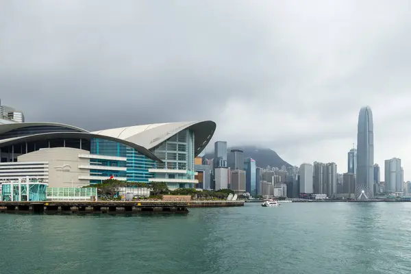 stock image Hong Kong - 27 April 2024: Hong Kong Convention and Exhibition Centre