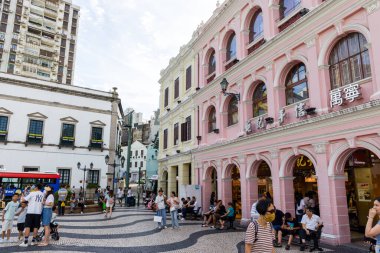 Macau - 30 Haziran 2023: Macau 'daki Tap Seac Meydanı