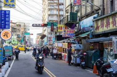 Taipei, Tayvan - 20 Mart 2024: Tayvan 'da Nanya Gece Pazarı