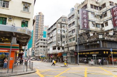 Hong Kong - 31 Mart 2024: Kowloon City, Hong Kong