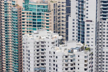 Hong Kong adasındaki yerleşim bölgesi.