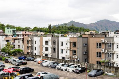 Hong Kong - 28 Nisan 2024: Hong Kong 'da Yuen Long köyü