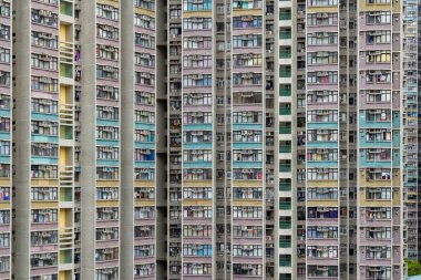 Hong Kong apartman cephesi