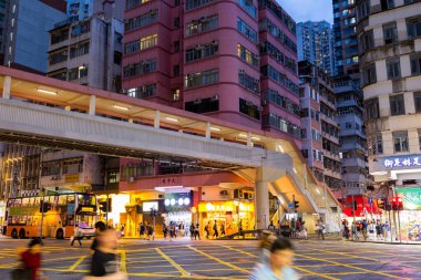 Hong Kong 26 Nisan 2024: Sai Wan Ho bölgesinde Hong Kong şehri 