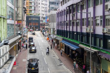 Hong Kong 01 Nisan 2024: Hong Kong merkez soho bölgesi