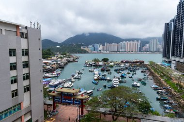 Hong Kong 26 Nisan 2024: Hong Kong Yau Tong Tayfun Sığınağı