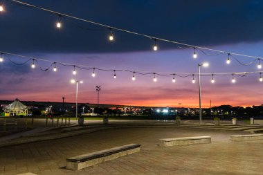 Tayvan 'da güzel bir gün batımı parkı