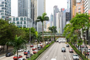 Hong Kong 27 Nisan 2024: Hong Kong Wan Chai bölgesi