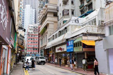 Hong Kong 05 Nisan 2024: Hong Kong şehrindeki Tamar Park 'taki Takım Laboratuvarı Devamlılığı Sanat Limanı