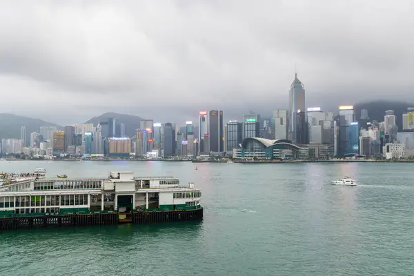 stock image Hong Kong 05 April 2024: TeamLab Continuous Art Harbour at Tamar Park in Hong Kong city