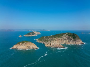 Hong Kong Sai Kung doğal manzara jeopark 