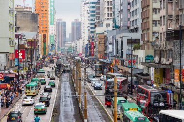 Hong Kong 06 Nisan 2024: Hong Kong Yuen Long bölgesi