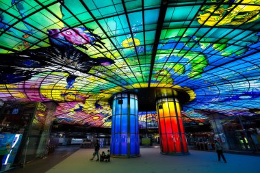 Tayvan 31 Ocak 2024: Tayvan 'ın Kaohsiung kentindeki Formosa Bulvarı İstasyonu