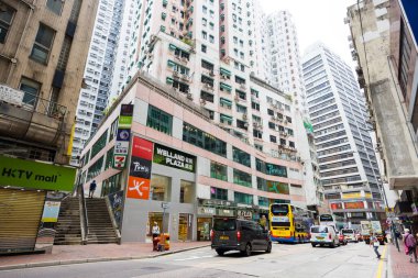 Hong Kong 01 Nisan 2024: Hong Kong merkezi Soho bölgesi