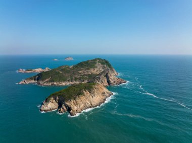 Hong Kong Sai Kung doğal manzara jeopark 