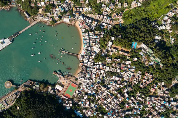 stock image  Top view of Lamma island in Hong Kong