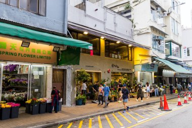 Hong Kong 27 Nisan 2024: Hong Kong 'da Çiçek Pazarı