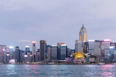 Hong Kong 25 Nisan 2024: Hong Kong şehir simgesi