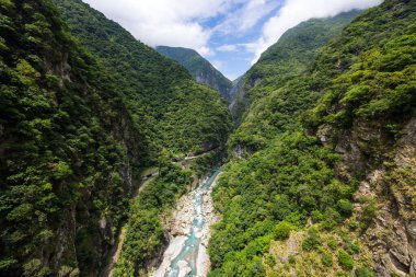 Tayvan 'daki Hualien Taroko Boğazı