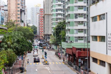 Hong Kong 06 Nisan 2024: Cheung Sha Wan bölgesi