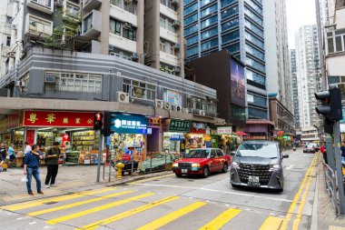 Hong Kong 24 Nisan 2024: Chai Wan bölgesinde Hong Kong